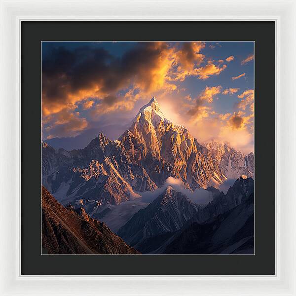Crown of the Rockies - Framed Print