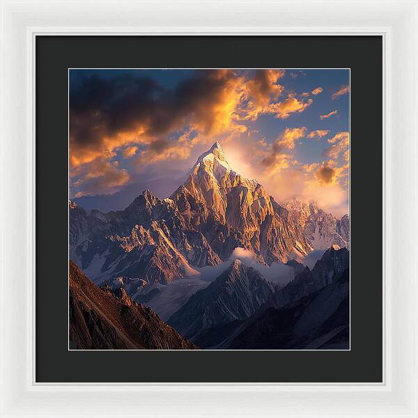 Crown of the Rockies - Framed Print
