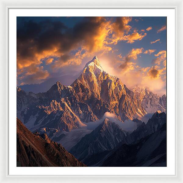 Crown of the Rockies - Framed Print