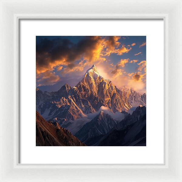 Crown of the Rockies - Framed Print