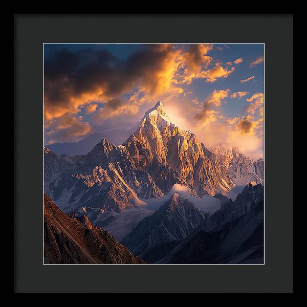 Crown of the Rockies - Framed Print