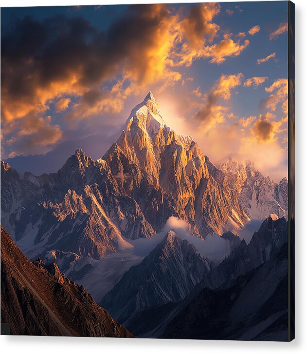 Crown of the Rockies - Acrylic Print