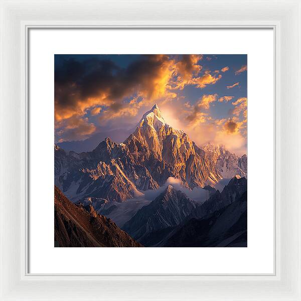 Crown of the Rockies - Framed Print