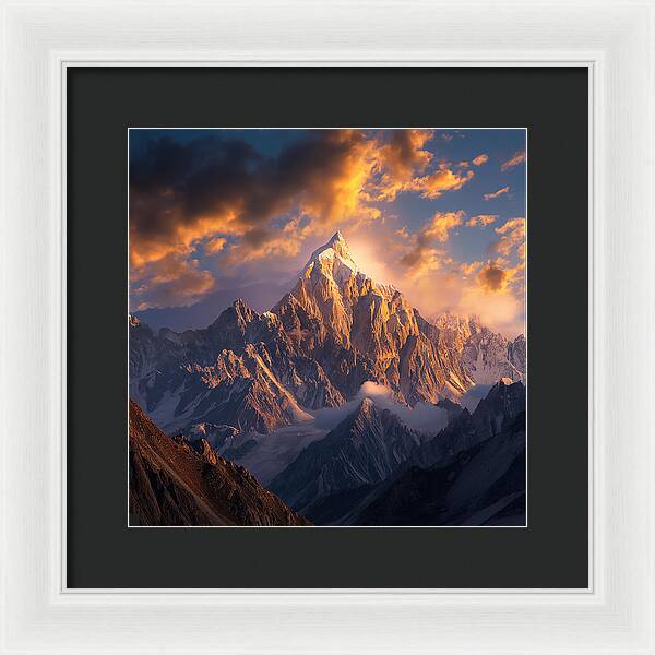 Crown of the Rockies - Framed Print