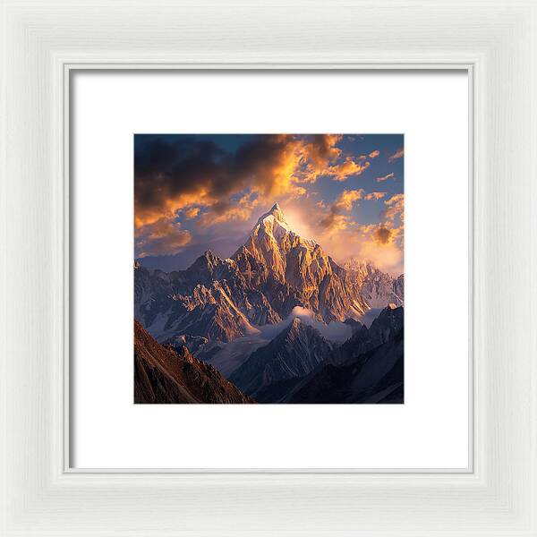Crown of the Rockies - Framed Print