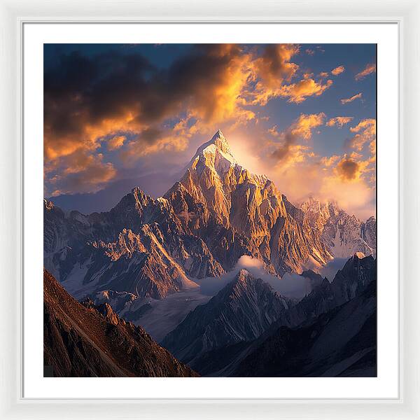 Crown of the Rockies - Framed Print