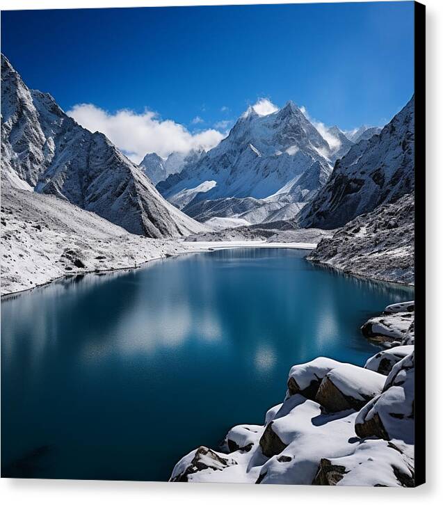 Crystal Lake Majesty - Canvas Print