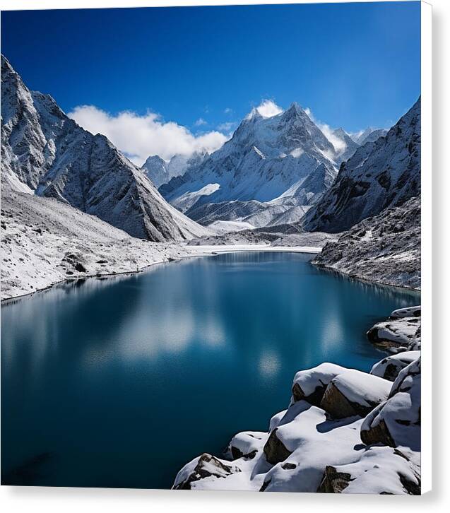 Crystal Lake Majesty - Canvas Print