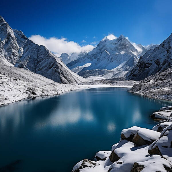 Crystal Lake Majesty - Art Print