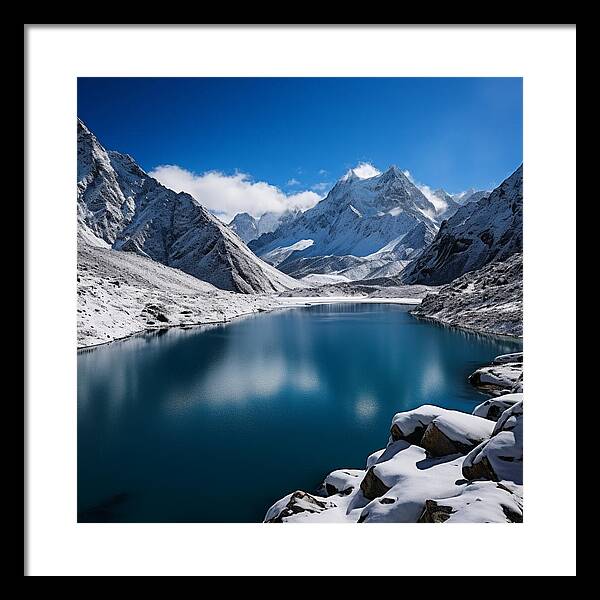 Crystal Lake Majesty - Framed Print