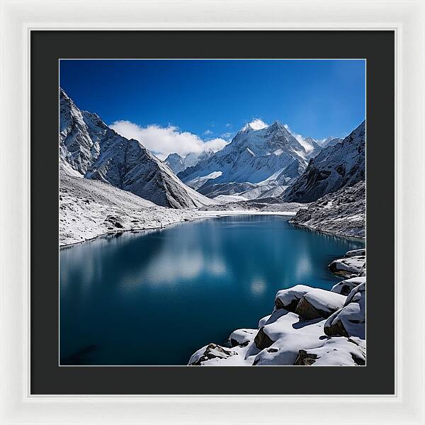 Crystal Lake Majesty - Framed Print