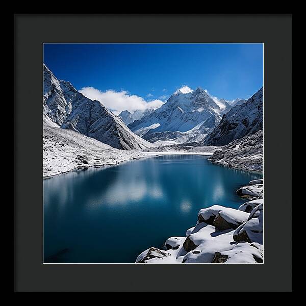 Crystal Lake Majesty - Framed Print