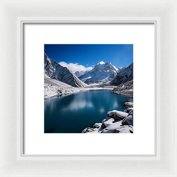 Crystal Lake Majesty - Framed Print