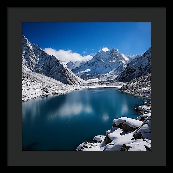 Crystal Lake Majesty - Framed Print