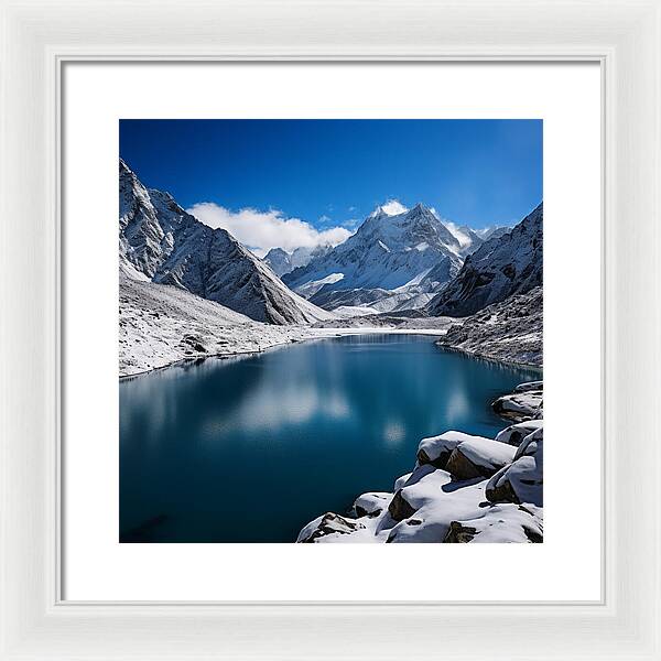 Crystal Lake Majesty - Framed Print