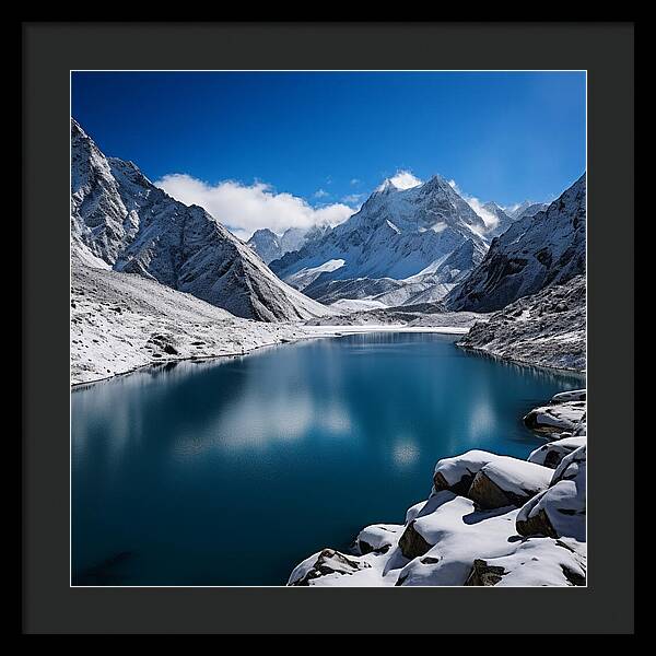 Crystal Lake Majesty - Framed Print