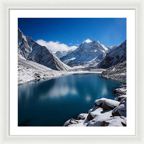 Crystal Lake Majesty - Framed Print