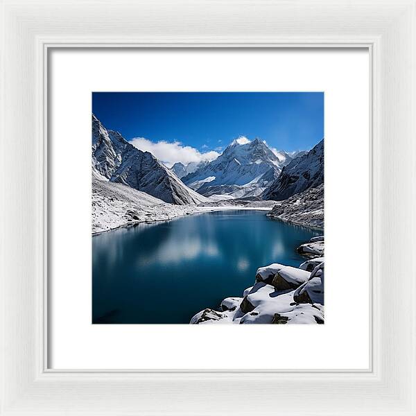 Crystal Lake Majesty - Framed Print