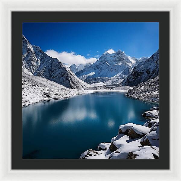 Crystal Lake Majesty - Framed Print