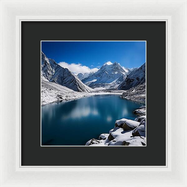 Crystal Lake Majesty - Framed Print