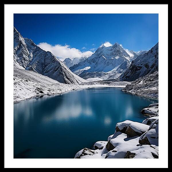 Crystal Lake Majesty - Framed Print