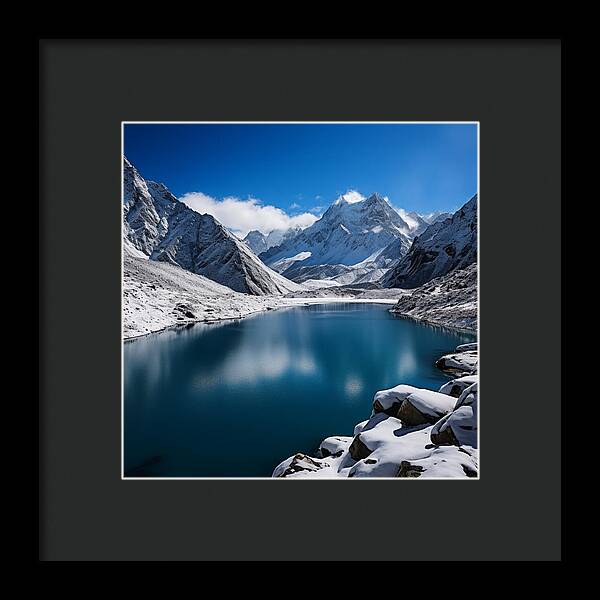 Crystal Lake Majesty - Framed Print