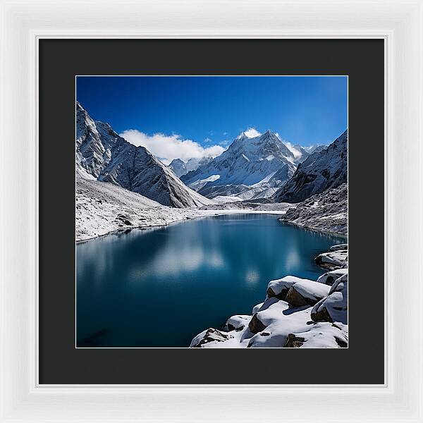 Crystal Lake Majesty - Framed Print