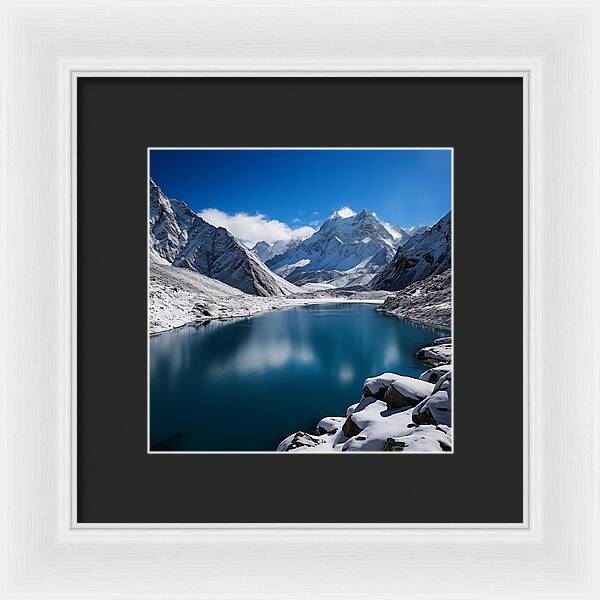 Crystal Lake Majesty - Framed Print