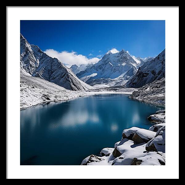 Crystal Lake Majesty - Framed Print