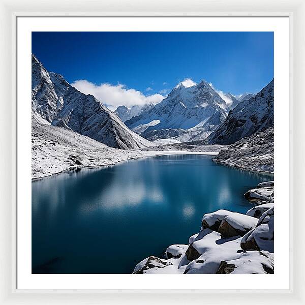 Crystal Lake Majesty - Framed Print