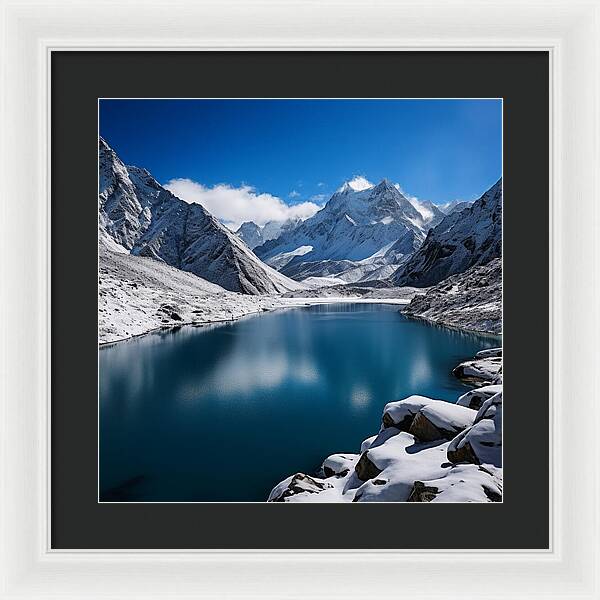 Crystal Lake Majesty - Framed Print