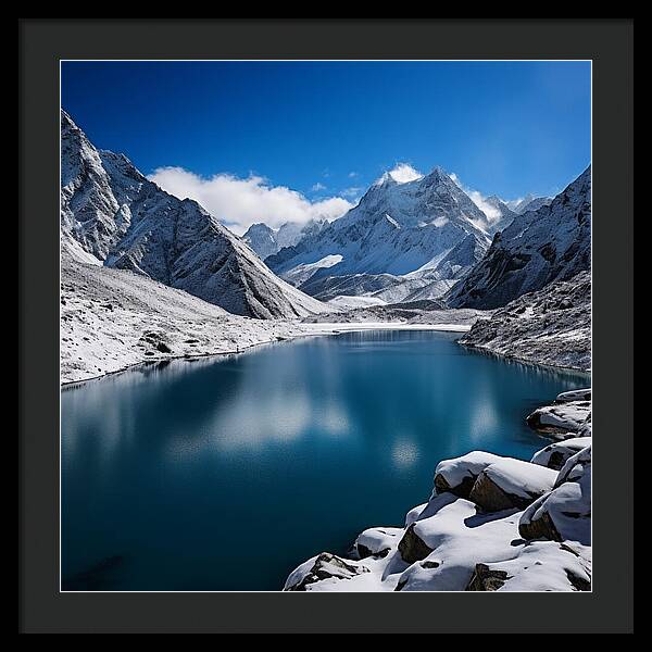 Crystal Lake Majesty - Framed Print