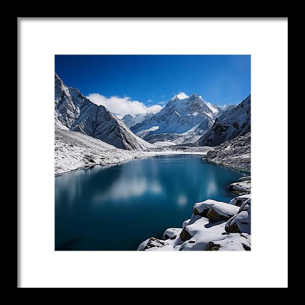 Crystal Lake Majesty - Framed Print