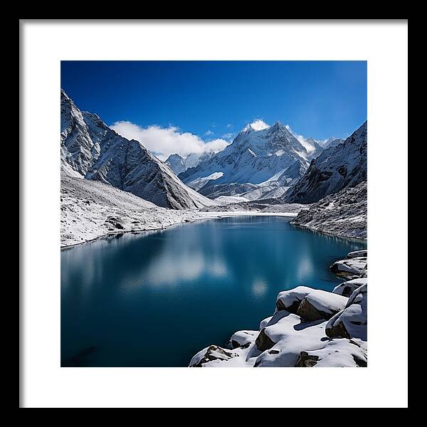 Crystal Lake Majesty - Framed Print