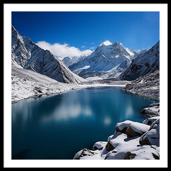 Crystal Lake Majesty - Framed Print