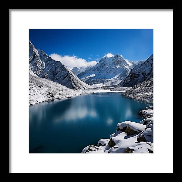 Crystal Lake Majesty - Framed Print