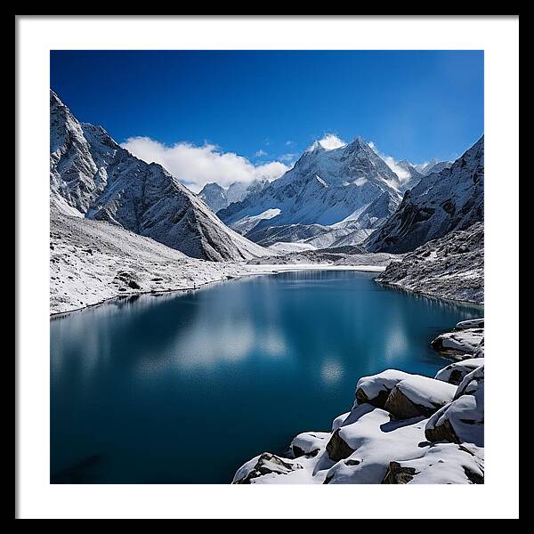 Crystal Lake Majesty - Framed Print