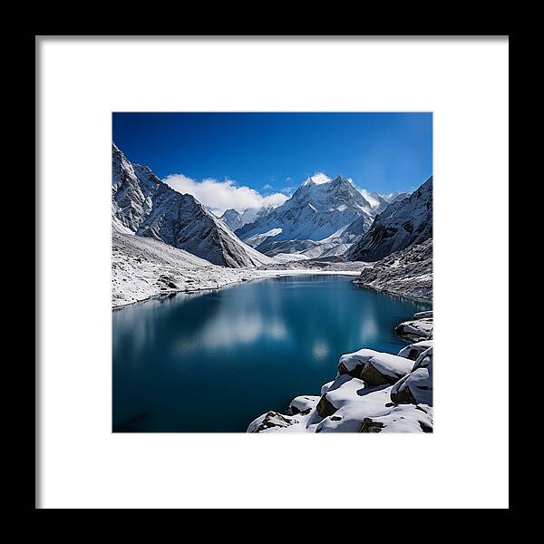 Crystal Lake Majesty - Framed Print