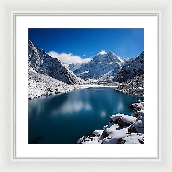 Crystal Lake Majesty - Framed Print