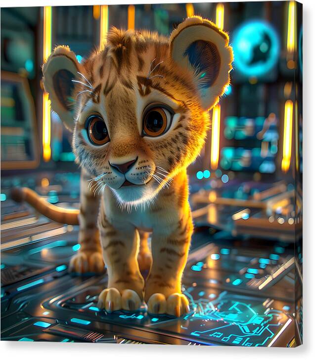 Cyber Cub - Canvas Print