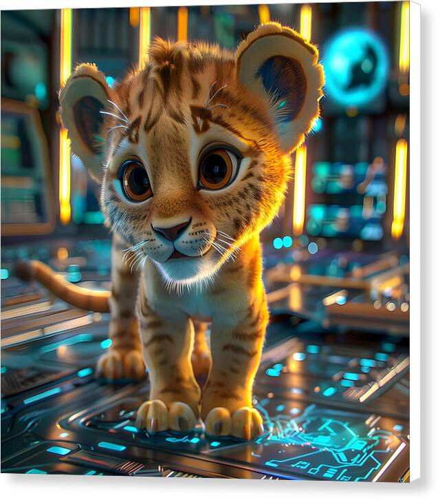 Cyber Cub - Canvas Print