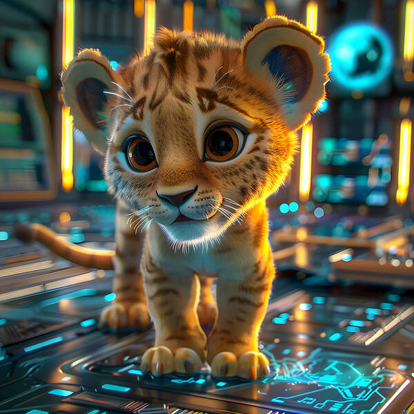 Cyber Cub - Art Print