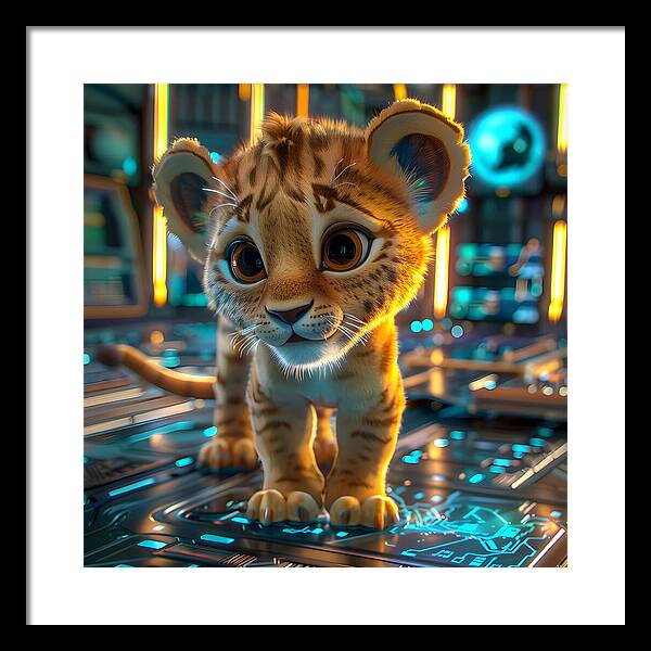 Cyber Cub - Framed Print