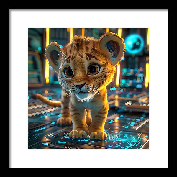 Cyber Cub - Framed Print