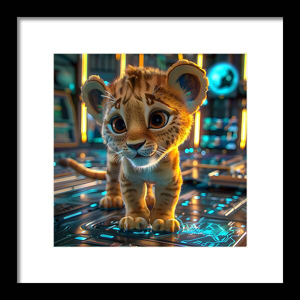 Cyber Cub - Framed Print