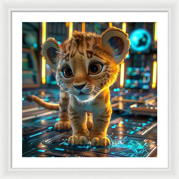 Cyber Cub - Framed Print