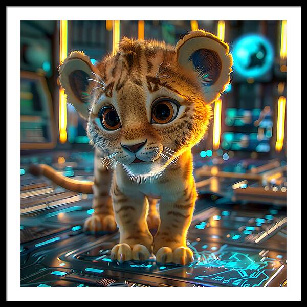 Cyber Cub - Framed Print