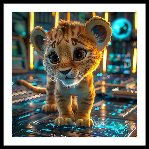 Cyber Cub - Framed Print