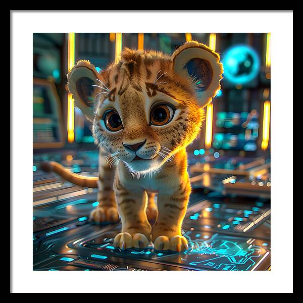 Cyber Cub - Framed Print