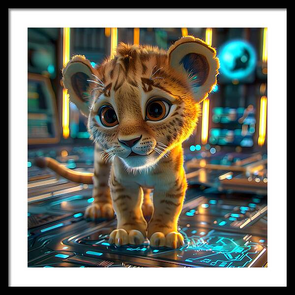 Cyber Cub - Framed Print